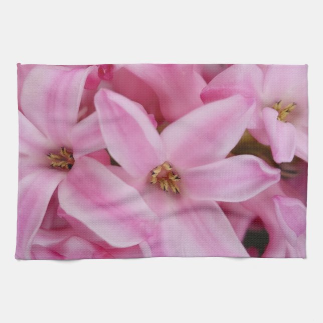 Linge De Cuisine hyacinthe rose (Horizontal)