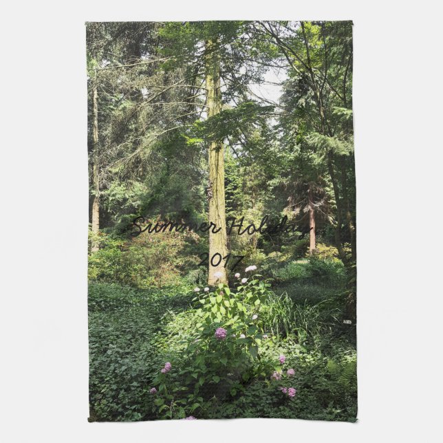Linge De Cuisine Hydrangea Wood Trees (Vertical)