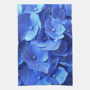 Linge De Cuisine Hydrangeas bleu foncé