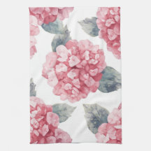 Hydrangeas Roses Peinture Fleurs Aquarelle Florale