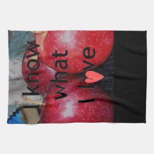 Linge De Cuisine "I Know What I Love" - Design à thème Apple