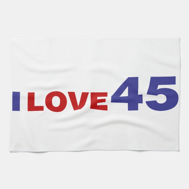Linge De Cuisine I Love 45 (Horizontal)