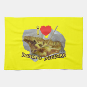 Linge De Cuisine I Love (Coeur) Banana Pancake ... Thai Street Food