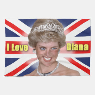 Linge De Cuisine 'I Love Diana' HRH Princess Diana