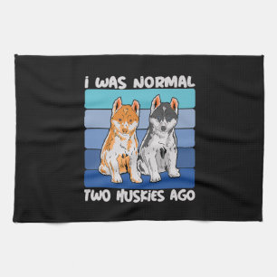 Linge De Cuisine I Quoi Normal Deux Huskies Shiba Dog