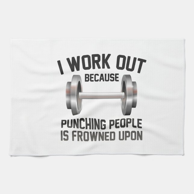 Linge De Cuisine I Work Out (Horizontal)