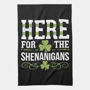 Linge De Cuisine Ici pour les Shenanigans Irlandais Irlande St. Pat