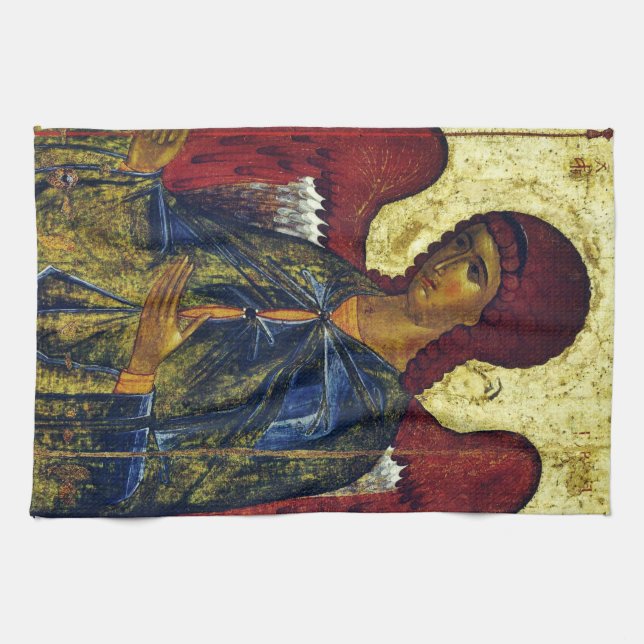 Linge De Cuisine Icône orthodoxe Saint Ange Gabriel (Horizontal)