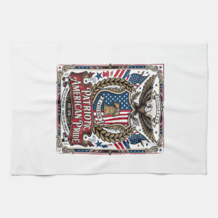 Linge De Cuisine Icônes et symboles de liberté du bouclier de la li