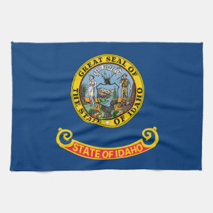 Linge De Cuisine Idaho State Flag