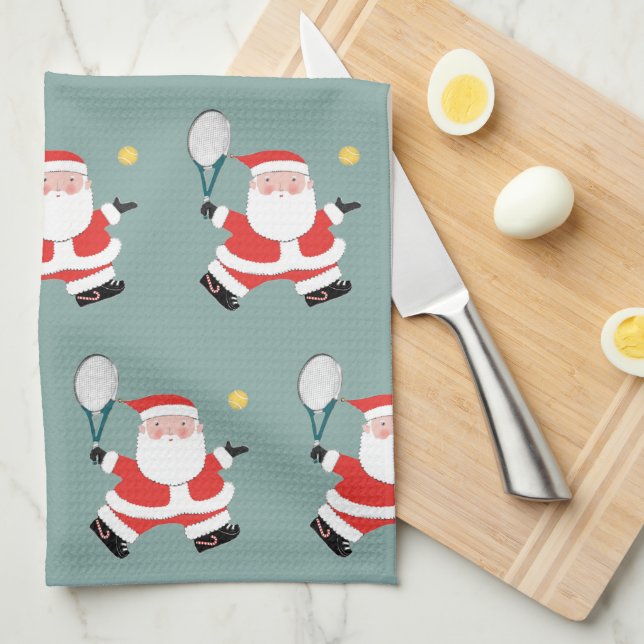 Linge De Cuisine Idée cadeau de vacances de tennis (Quart Plié)