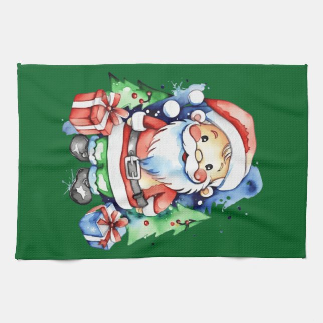 Linge De Cuisine Idées cadeaux du Père Noël (Horizontal)