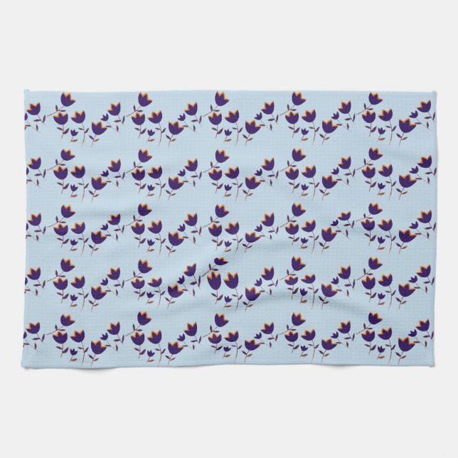 Linge De Cuisine Idées florales / Thème fleuri (Horizontal)