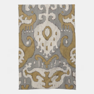 Linge De Cuisine Ikat ocre II