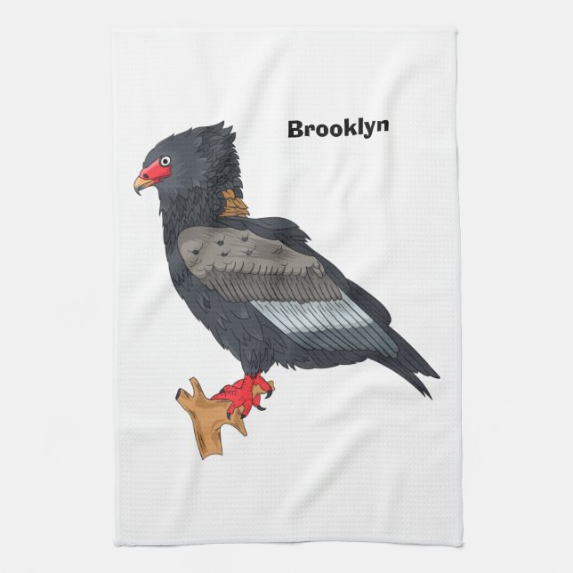 Linge De Cuisine Illustration Bateleur Eagle (Vertical)