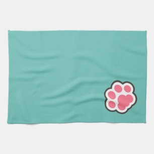 Linge De Cuisine Illustration Cute Kitty