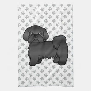 Linge De Cuisine Illustration de Chien de Cartoon Chien de Chien de