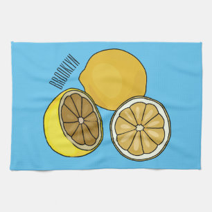 Linge De Cuisine Illustration de citron