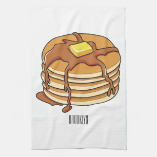 Linge De Cuisine Illustration de dessin animé de Pancake