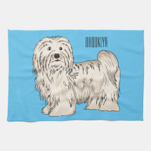 Linge De Cuisine Illustration de dessin de chien de Havan