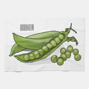 Linge De Cuisine Illustration de dessin de pois