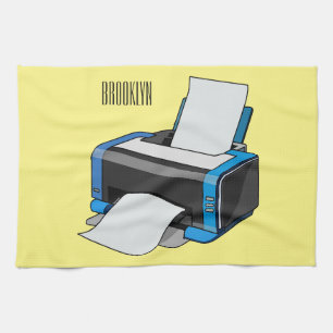 Linge De Cuisine Illustration de dessin d'imprimante