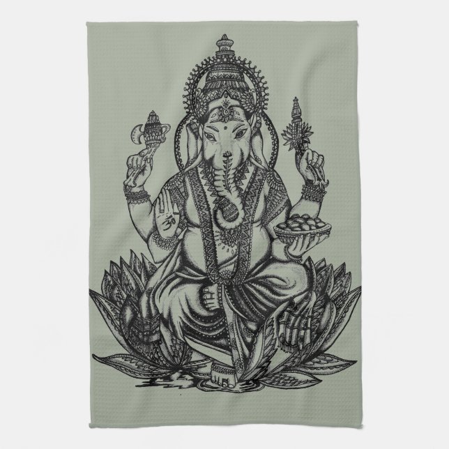 Linge De Cuisine Illustration de Ganesh (Vertical)