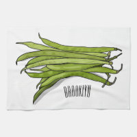 Illustration de haricots verts
