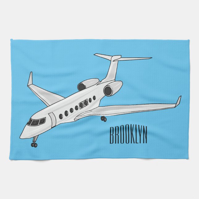 Linge De Cuisine Illustration de jet privé (Horizontal)
