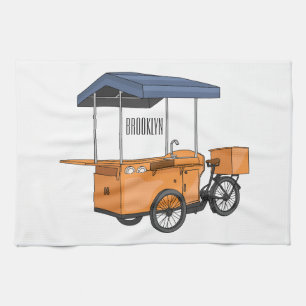 Linge De Cuisine Illustration de la carotte de vélo