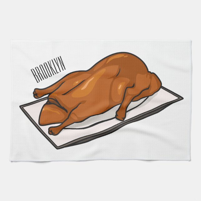 Linge De Cuisine Illustration de Peking duck (Horizontal)