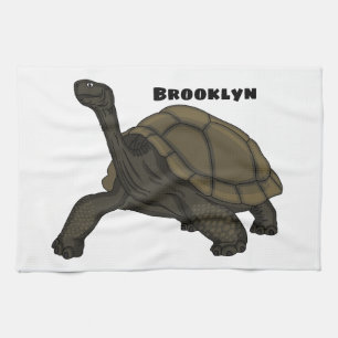 Linge De Cuisine Illustration de tortue terrestre des Galapagos
