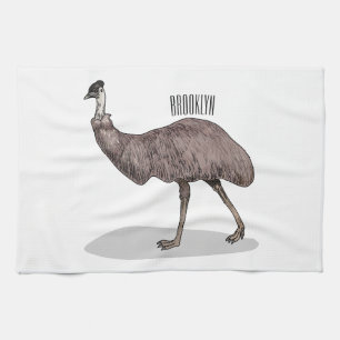 Linge De Cuisine Illustration d'Emu bird