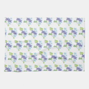 Linge De Cuisine Illustration des fleurs de violet sauvages