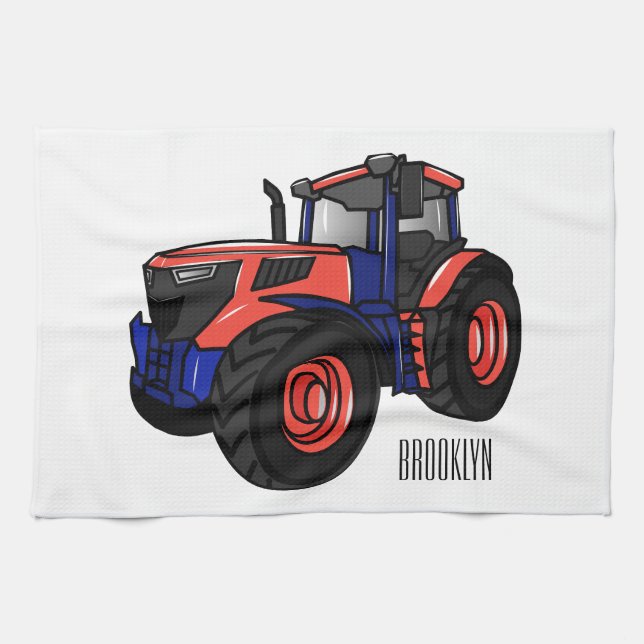 Linge De Cuisine Illustration du tracteur (Horizontal)