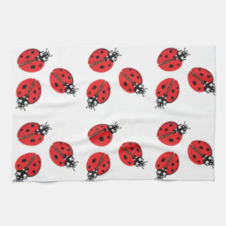 Linge De Cuisine Illustration Red Lady Bug