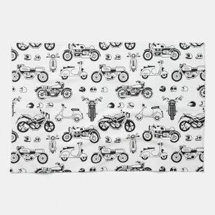 Linge De Cuisine Illustration scooters de moto et casques
