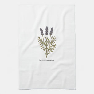 Linge De Cuisine Illustration vintage de la fleur de lavande