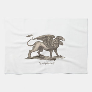 Linge De Cuisine illustration vintage griffin (gryphus greiff).