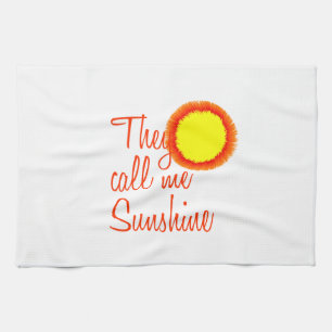 Linge De Cuisine Ils m'appellent Sunshine
