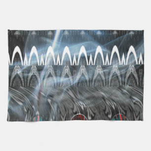 Linge De Cuisine Impression artistique Abstraite remarquable