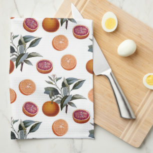 Linge De Cuisine Impression botanique de citrus