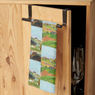 Linge De Cuisine Impression d'art vintage de Gauguin, Paysage au Po