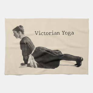 Linge De Cuisine Impression de femme victorienne en posture de chie