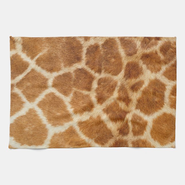Linge De Cuisine Impression de fourrure de girafe (Horizontal)
