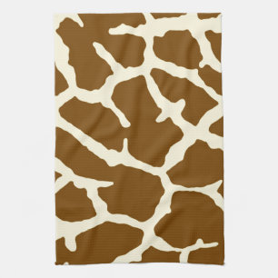 Linge De Cuisine Impression de girafe