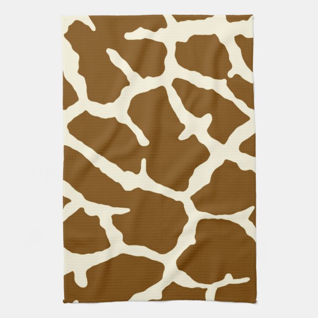 Linge De Cuisine Impression de girafe (Vertical)