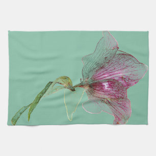 Linge De Cuisine Impression florale de décoration de fleur