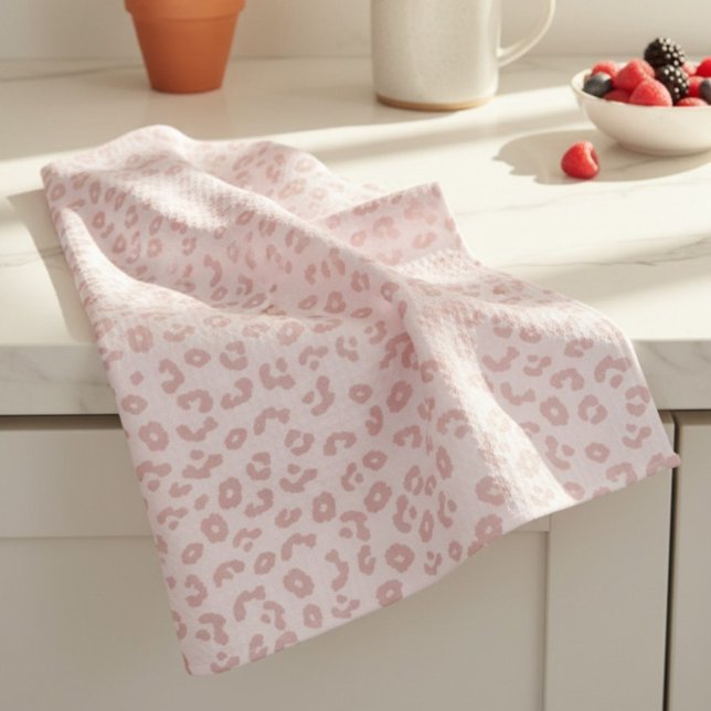 Linge De Cuisine Impression léopard rose (Créateur téléchargé)