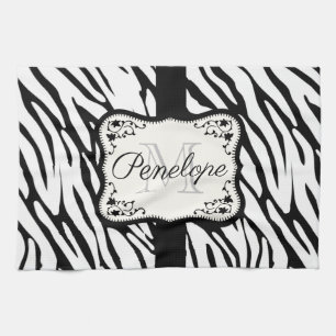 Linge De Cuisine Impression Zebra